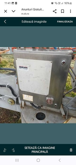 Macara zincata 16 m constructii