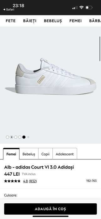 Vand lot 10 buc, Adidas nr 39.5 cu 24.5 cm