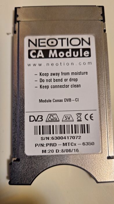 CAM модул , CONAX NEOTON, декодер,  DVB-CI
