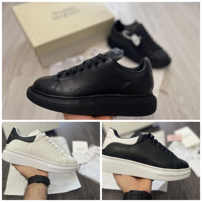 Adidasi ALEXANDER MCQUEEN l Produs NOU Unisex | Adidasi Baieti Fete | Mcqueen  ALB | Mcqueen  Negru | Mcqueen Negru - Alb | Calitate Premium