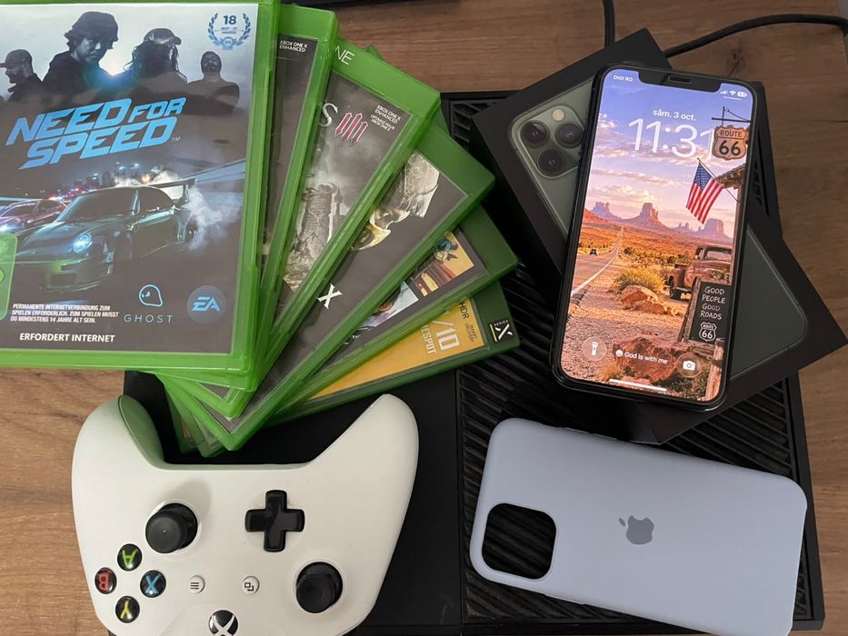 Vand xbox one si iPhone 11 pro de 256 gb