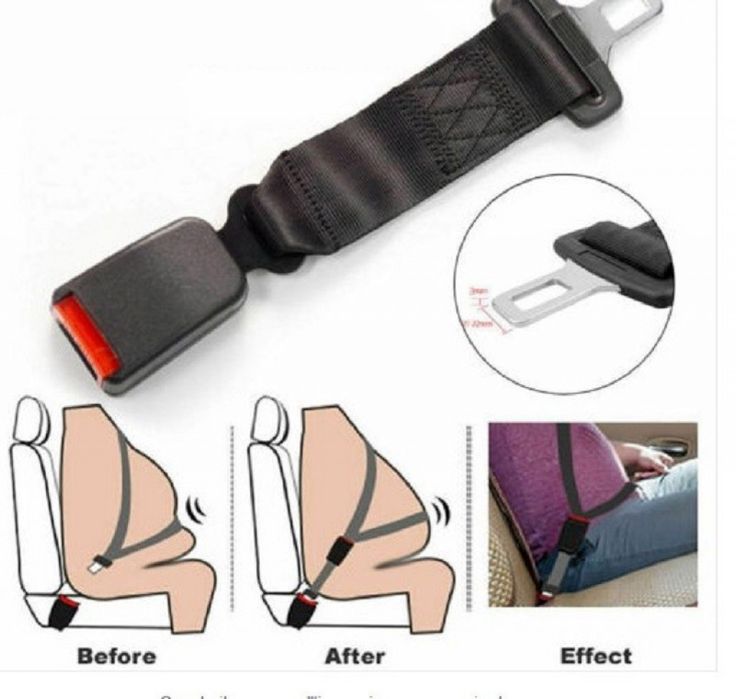 Удължител за предпазен колан, за кола, за бременни жени