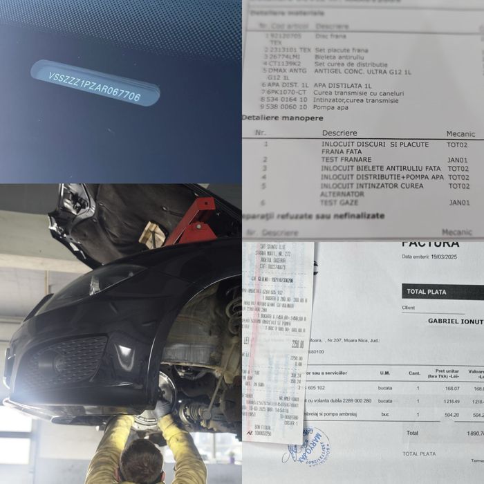 Seat leon diesel e5 kit ambreaj, anvelope noi , navigatie ,carlig