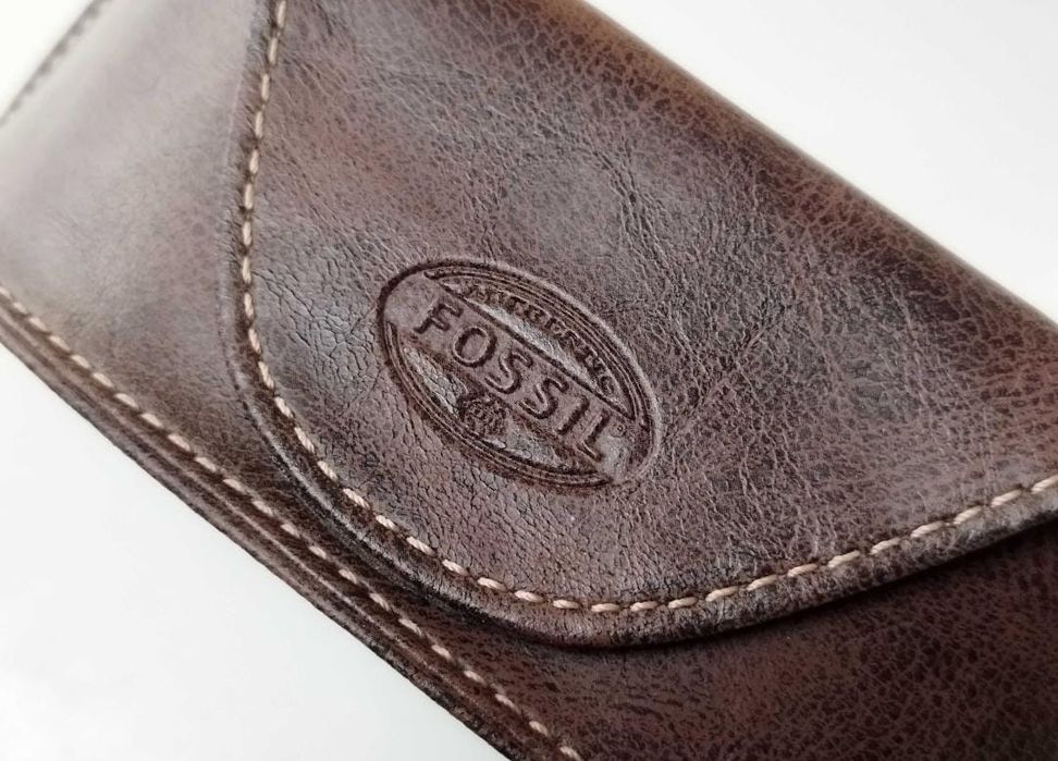 Toc Ochelari Fossil piele maro