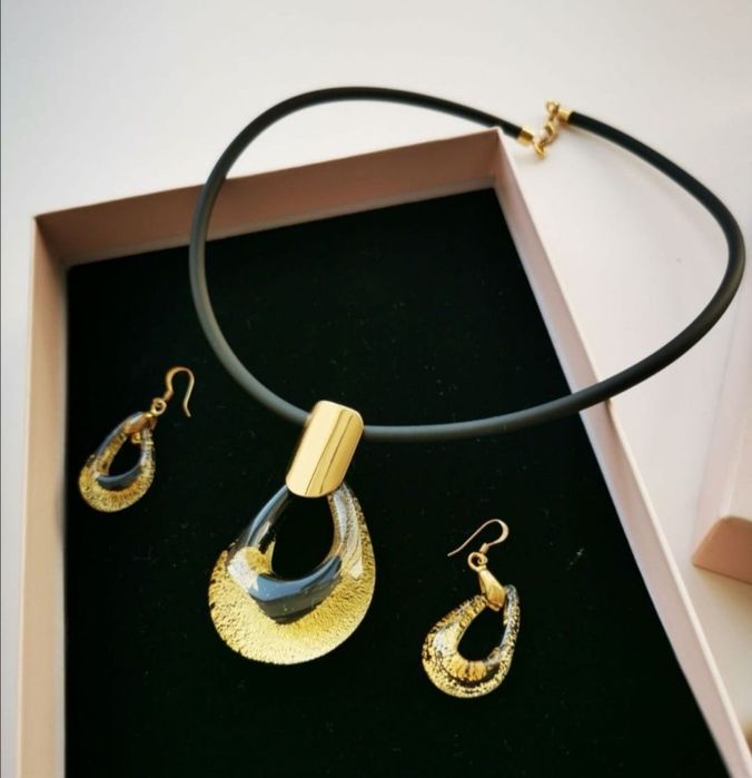 Набор украшений из муранского стекла Италия