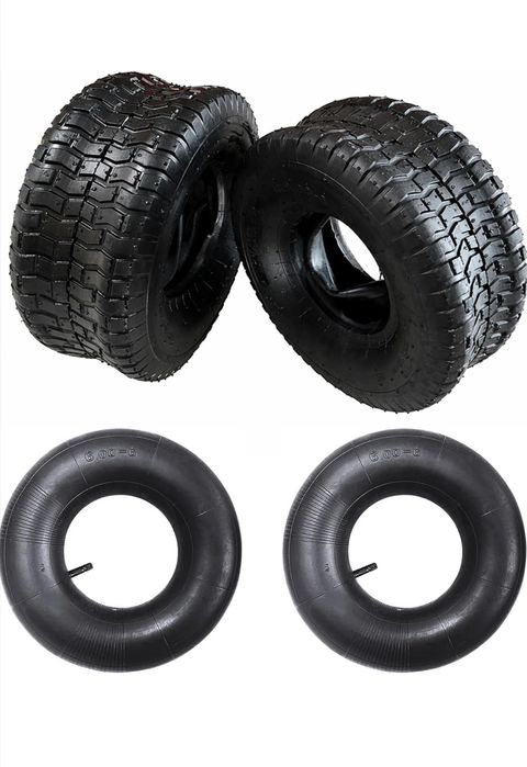 Set două cauciucuri plus camere 15x6.00-6
