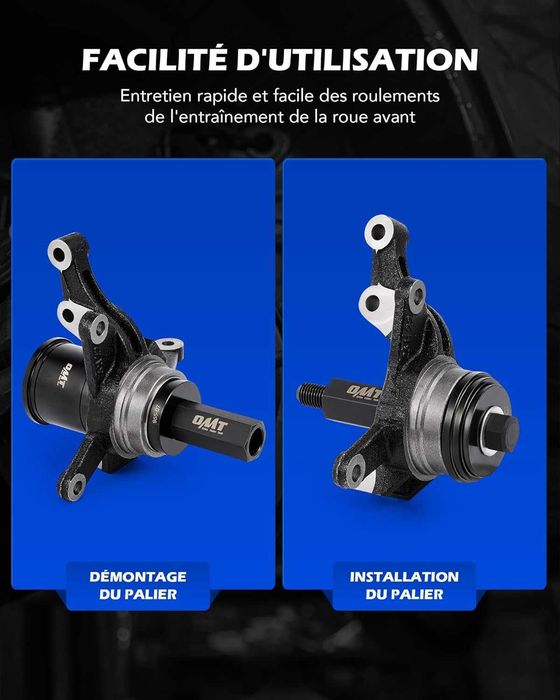 Trusa presare/extragere rulmenti roata fata 24 piese, bearing tool kit