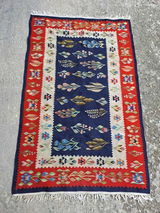 covor oltenesc vechi carpeta olteneasca kilim 76/120 cm