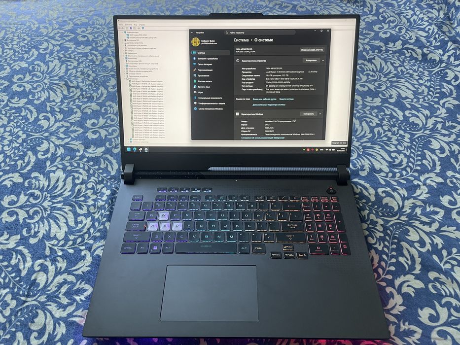 Asus Rog Strix (Ryzen 9 / 17.3 / 240Hz)