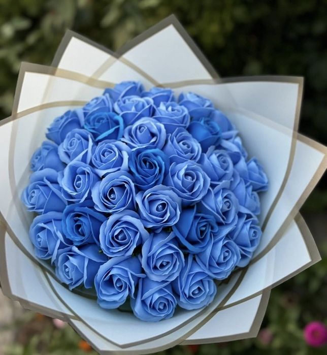 Buchet din trandafiri de sapun 37 trandafiri