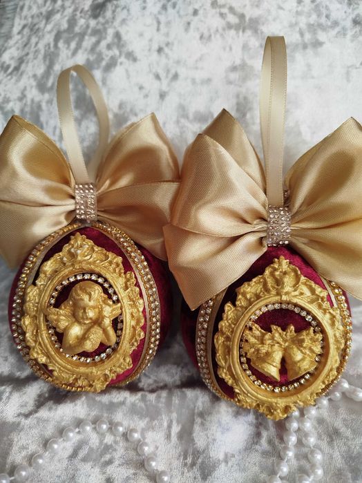 Ёлочные украшения ручной работы