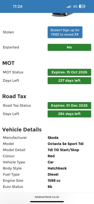 Skoda Octavia 2016 1,6tdi Euro 6 Bixenon led volan dreapta