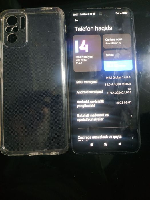 Redmi not 10 s kafolat bilan