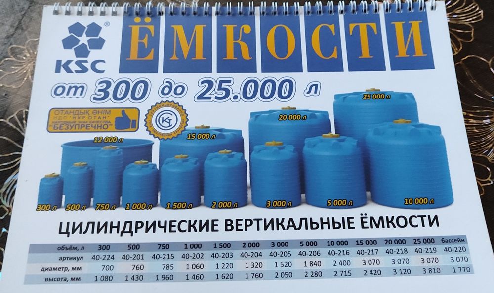 Ёмкости бочки от 50л до 50.000л