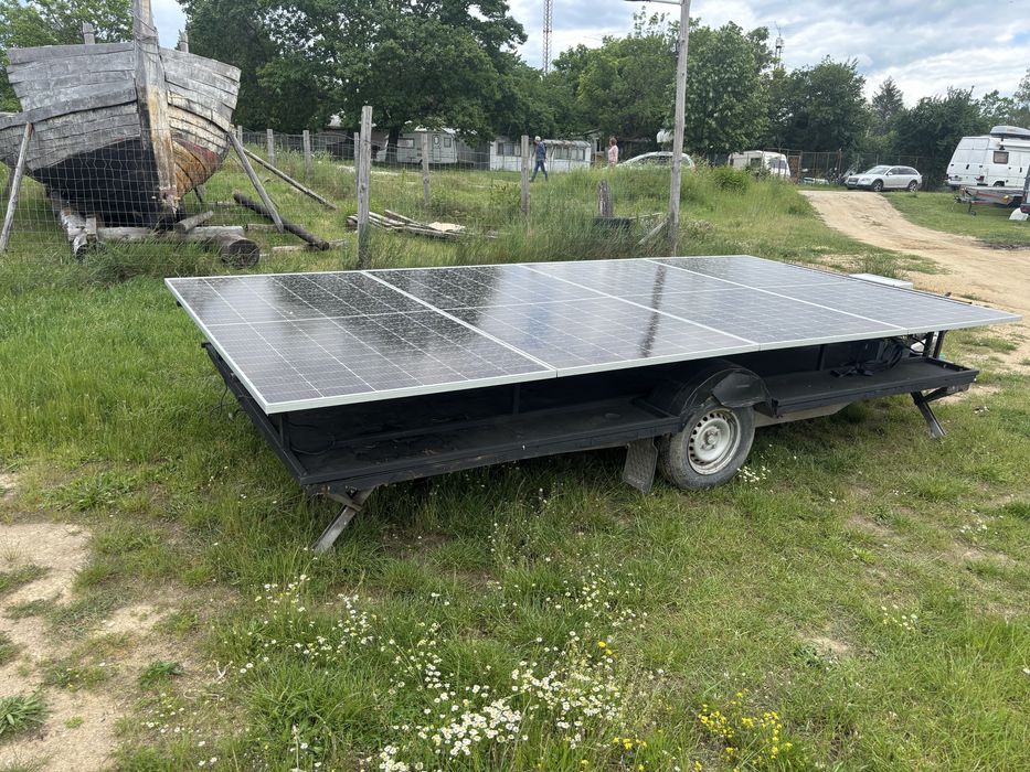 Соларна платформа 3kW / преместваема соларна система