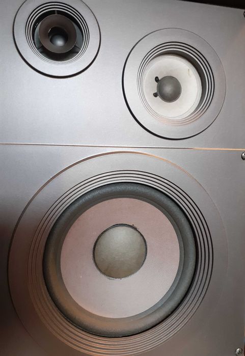 Boxe Hi-Fi ONKYO bas 16cm, cu tweetere din titan și Boxe HiFi Palladium rare pe piață, 3 căi bass 16 cm de raft bookshelf