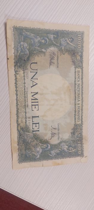 Bancnote 1000 lei si 5000 lei interbelice