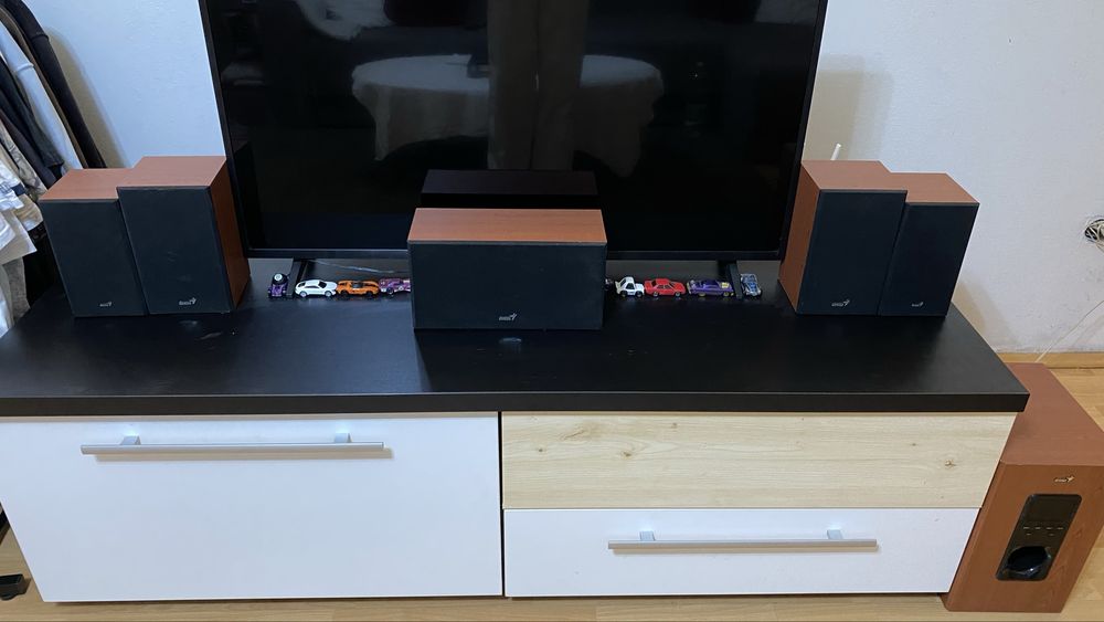 Sistem audio Genius 5.1 cu subwoofer – funcțional, complet