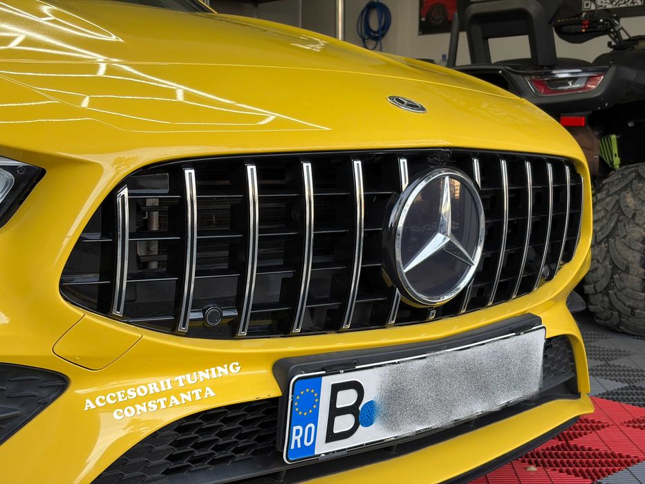 Grila Centrala GT-R Panamericana Crom Mercedes A Class CLA C118 W118