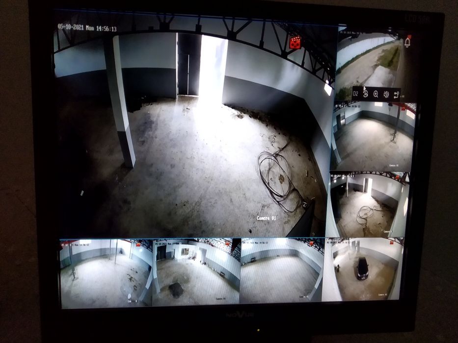 Установка камера наблюдения разные видов.