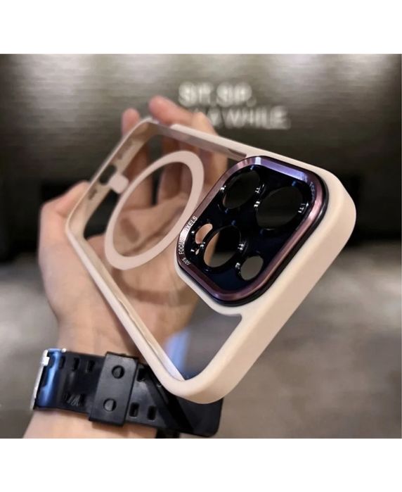 Iphone 12/13/14/15/16/17/PRO/MAX/PLUS Husa Magsafe PC + Silicon