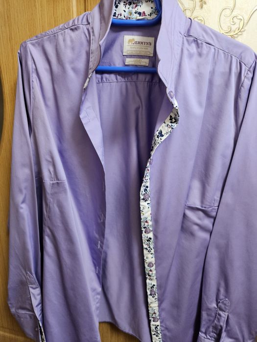 noua-camasa clasica lila- violet,marime 44-46