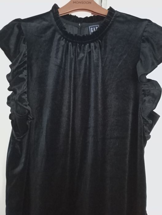 Блузка велюр 52 р Gap