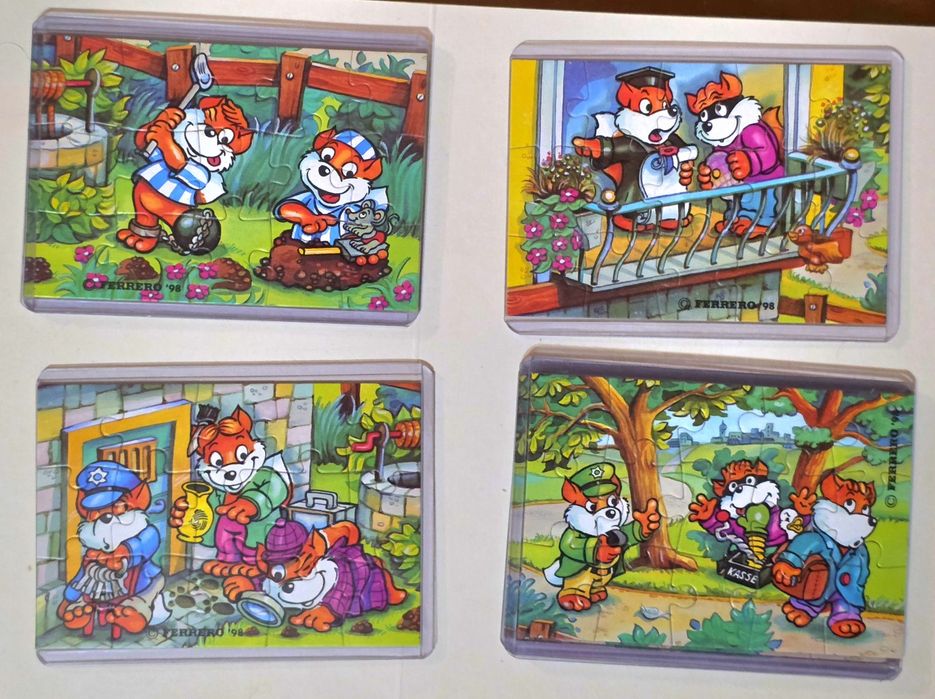 Продавам Киндер пъзели