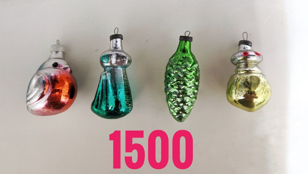 Ёлочные игрушки СССР