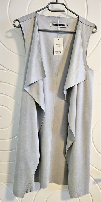 Сиво-син елек от "стреч"