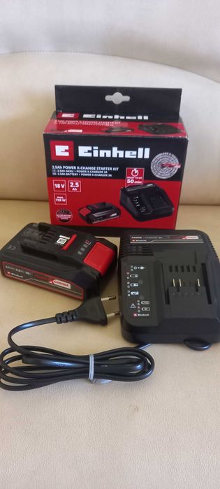 Starter kit Einhell PXC cu acumulator de 2,5 Ah si incarcator. Noi!