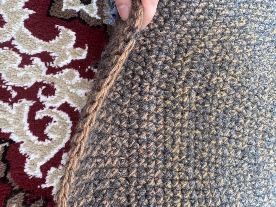 Коврик вязанная ручная работа