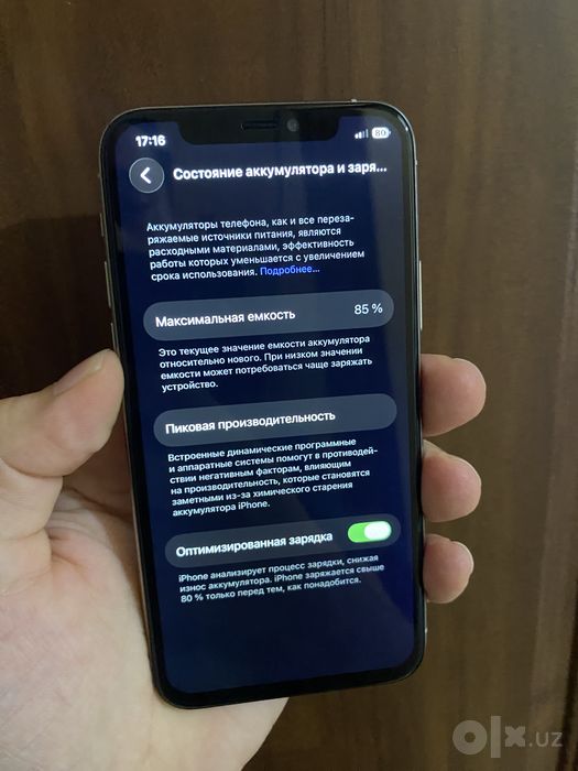 Iphone 11pro 64GB yomkost 85% white