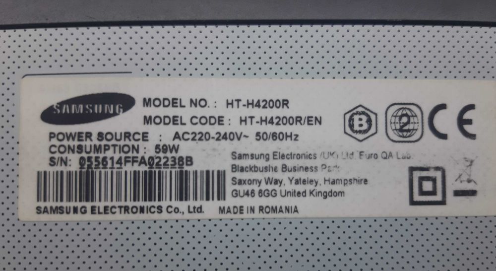 Player Samsung Blu-Ray-3D HT-H4200R