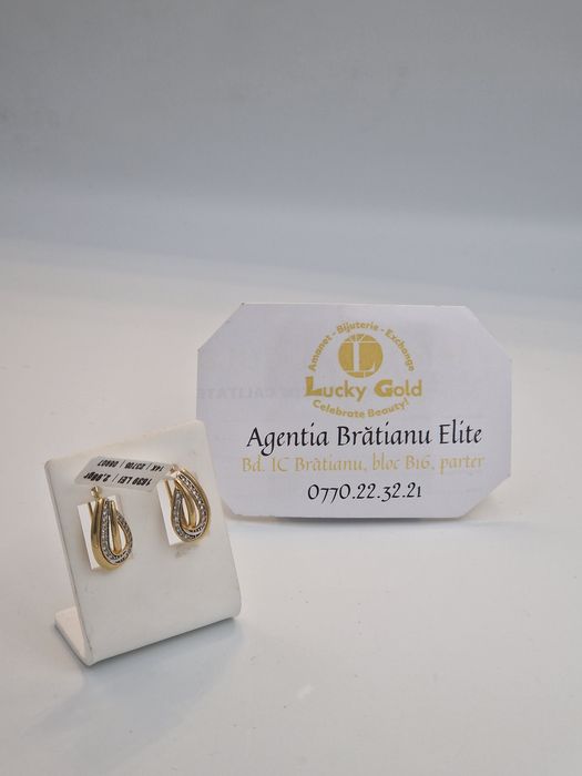 Cercei Aur14k 2,98gr cod 23705