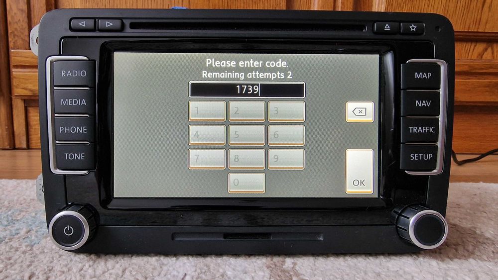 Cod Pin Navigatii Auto / Decodare  RNS / MFD / VW / Audi / Skoda