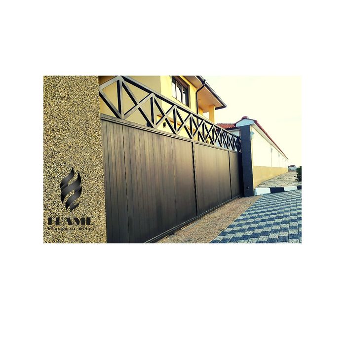 Метална ограда, ограда от ковано желязо, желязна ограда