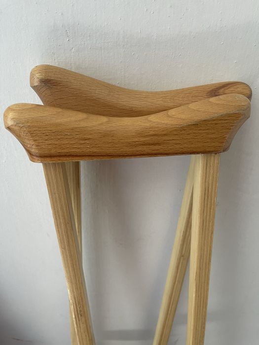 костыли деревянные, регулируемые