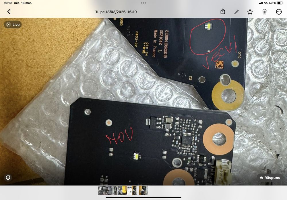 Reparatii faruri led Dacia Logan 3 - Duster Y