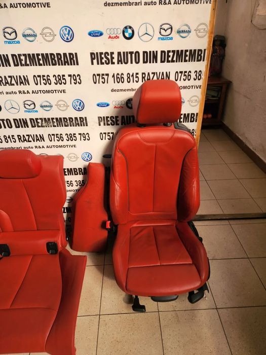 Interior Complet Scaune Tapiterie Bancheta Bmw Seria 4 Coupe Cabrio F32 F33 Volan Stanga Stare Foar