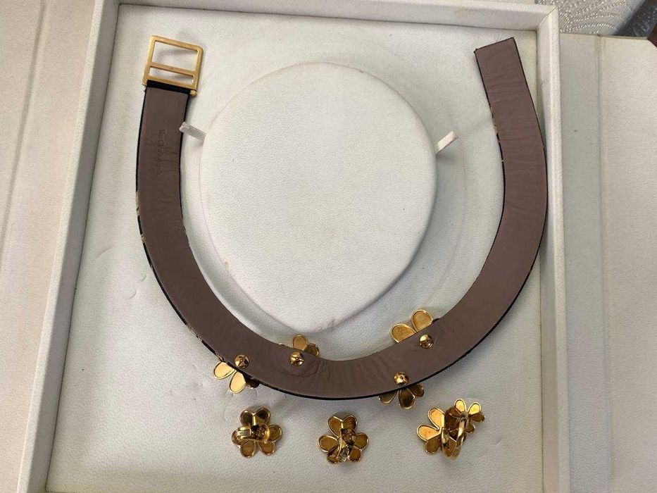 Van Cleef & Arpels комплект оригинал  (колье, серьги и кольцо)
