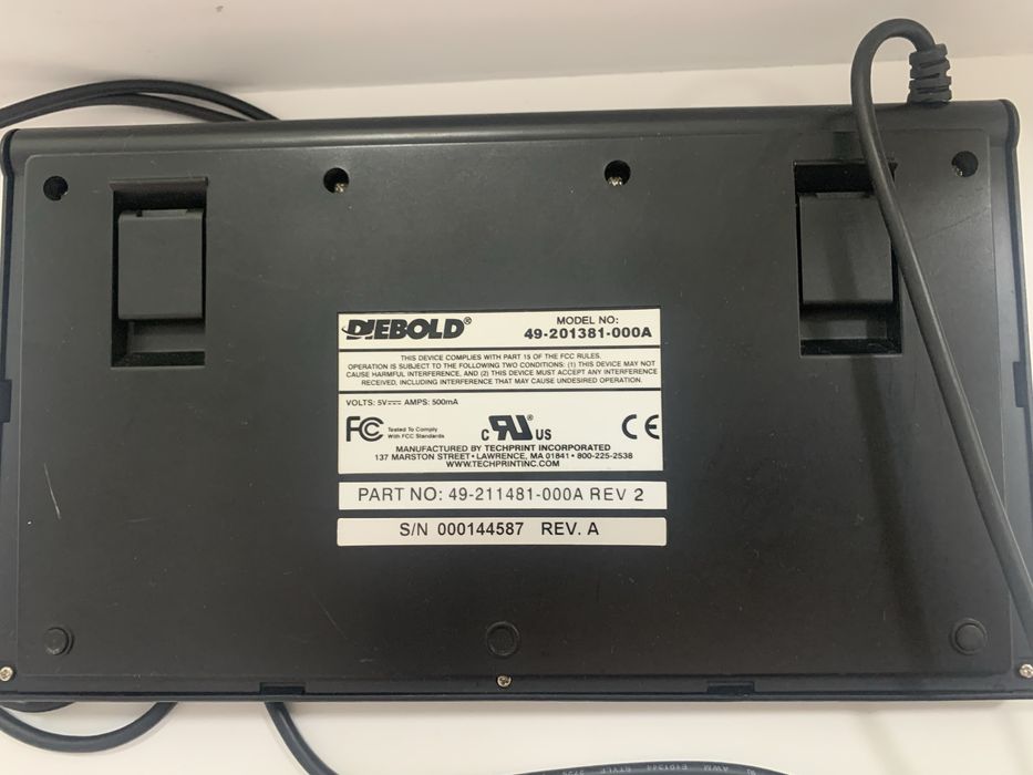 Клавиатура Diebold с тачпадом