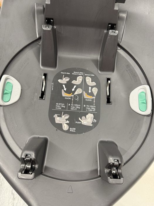 Scaun auto Sirona Z2 i-Size Plus Deep Black+ Baza Isofix