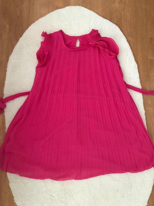 Рокля с-м цикламена и кафява