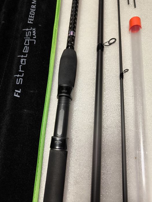 SET 2 Lansete Feeder FL Strategist Lake Feeder 3.90m, 80g, 3+3seg