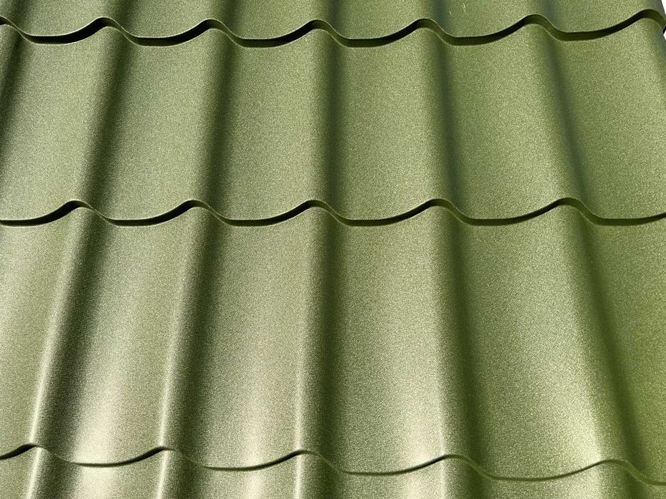 Tabla tip tigla Ral 6020 MAT 0,45 mm