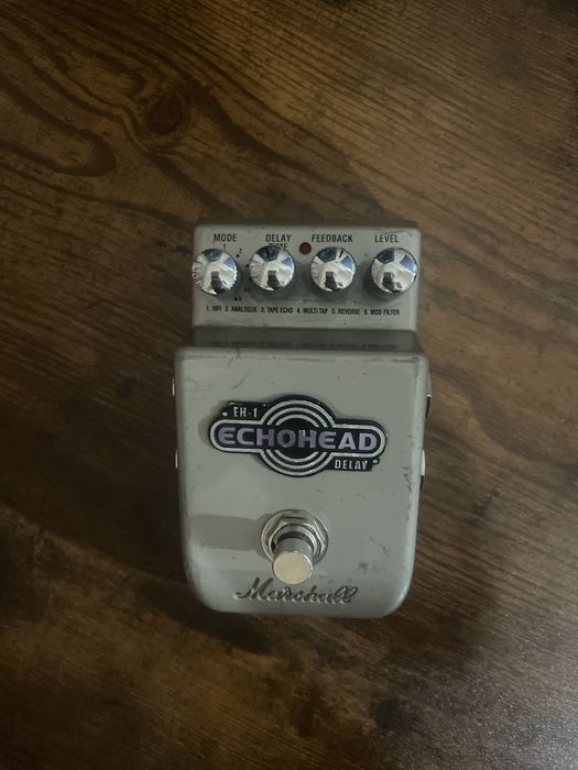 Педаль эффектов Delay Marshall Echohead, дилей гитарная