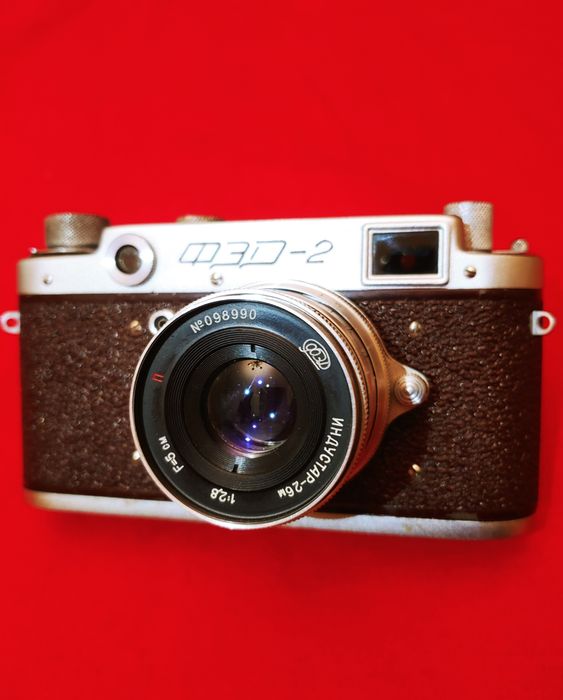 Фотоаппарат ФЭД 2 редкий коричневая облицовка объектив Индустар 26м