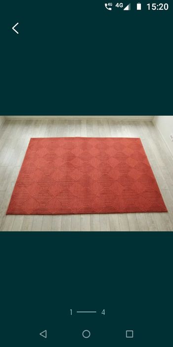 Covor lana lucrat manual