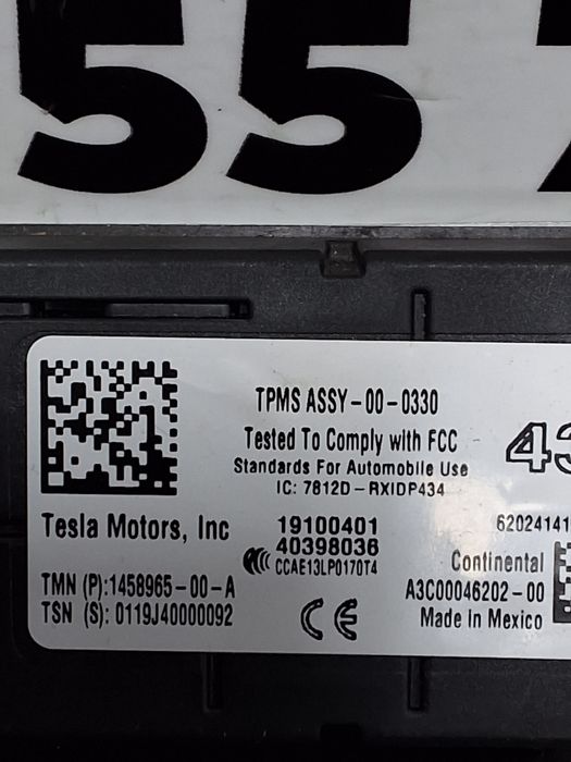 Senzor presiune roti Tesla Model 3 (2017->) - Electric 2019